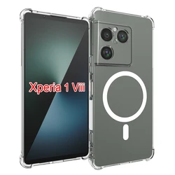 Magsafe Air Cushion Shockproof Silicone Back Cover - Xperia 1 VIII (For Magsafe Case)