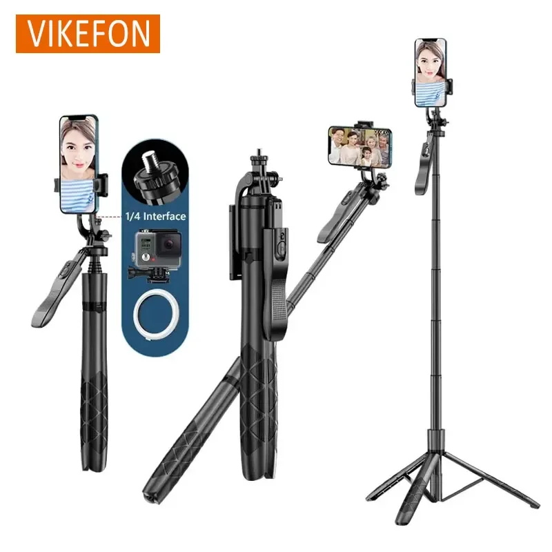 Selfie Stick Tripod Cell Phone Selfie Stick Smartphone Selfie Stick Phone Selfie Tripod Sports Camera Selfie Stick L16 Wireless Phone Selfie Stick Tripod Stand Foldable Monopod For Gopro Action Cameras Smartphones Balance Steady Shooting Live