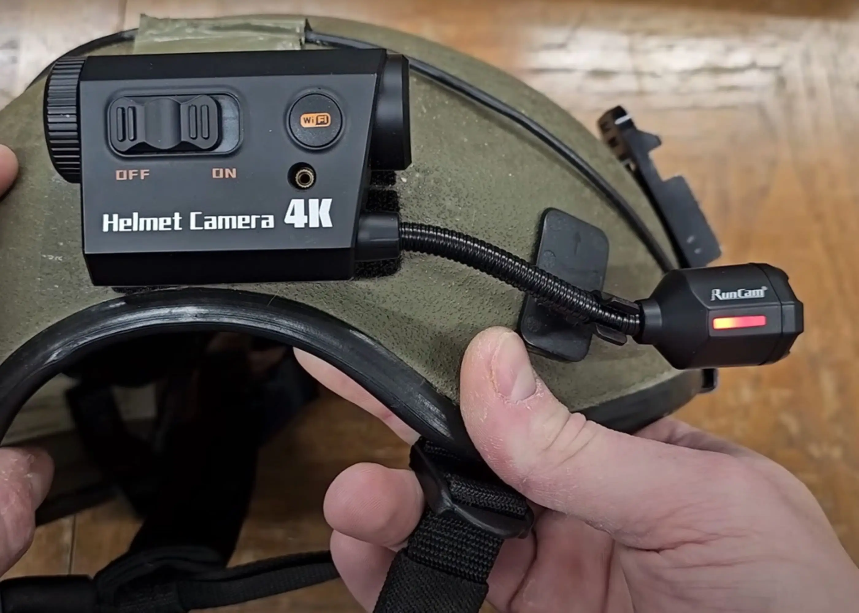 Камера RunCam для шлема, 4K, записывающее устройство для маски, запись страйкбола, длительный срок службы батареи, 1920*1080, 60 кадров в секунду, встроенный Wi-Fi