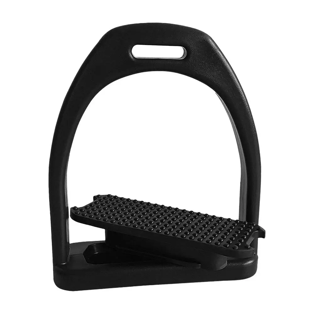 Horse Riding Stirrups Wide Flexible Riding Protection Saddle Flex Stirrups With Pads Heavy Duty Flex Stirrups Relief Knee Ankle