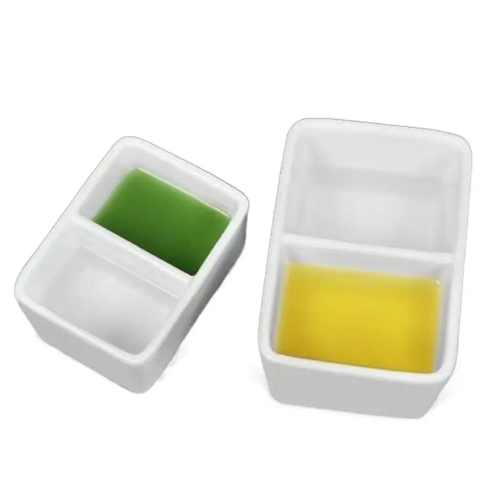 페인팅 도구 세라믹 세척 팔레트 세라믹 잉크 플레이트 수채화 팔레트 화이트 대형 캘리그래피 워셔 수채화