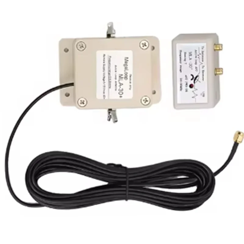 B92B-MLA-30+ 루프 안테나 단파 라디오 USB 전원 옥상 발코니 0.5Mhz-30Mhz 지향성 자기 방수 쉘