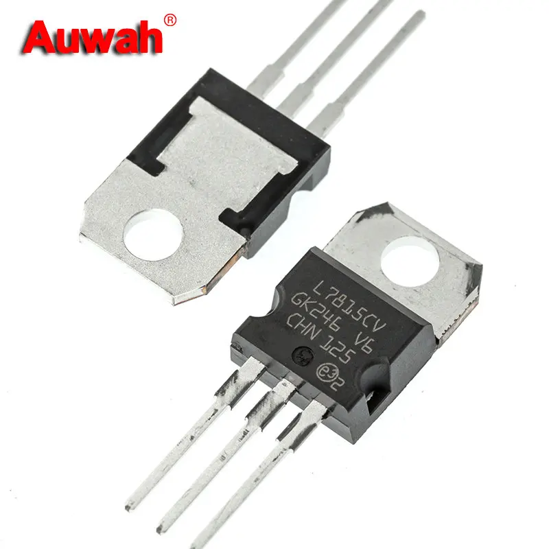 L7815CV Regolatore Di Tensione TO-220 - Confezione Da 10 Pezzi | Stabilizzatore 15V Per Circuiti Elettronici