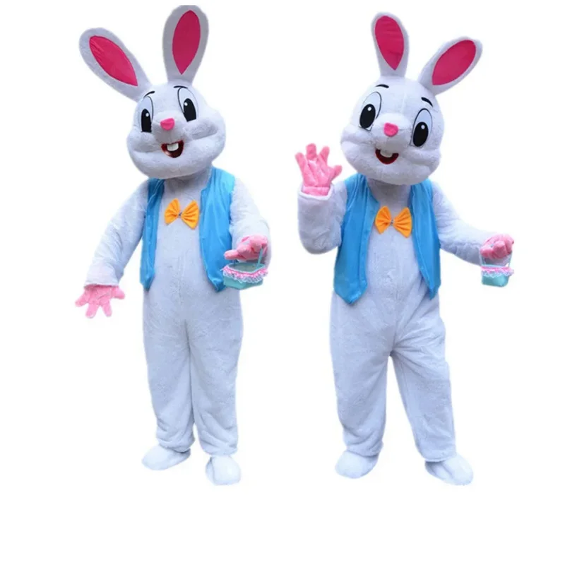 

Костюм кролика-талисмана, костюм для косплея с анимацией, костюм одежды для взрослых мужчин и женщин, украшение на день рождения