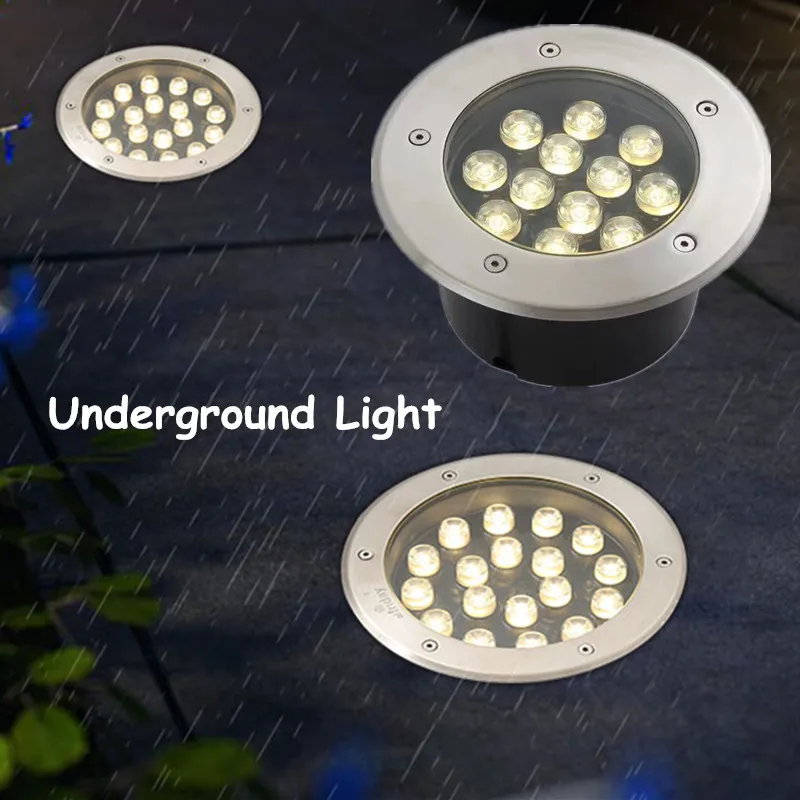 IP67 Waterproof Led Underground Light Outdoor Buried Lamp Garden Path Spot Recessed Inground Lighting for Stair Deck Courtyard large deck box cover waterproof heavy duty courtyard footstool covering all weather outdoor suitable for keter suncast lifetime