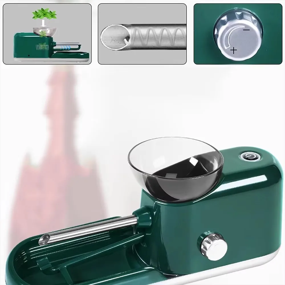 Smoking Accessories Electric Automatic Cigarette Rolling Machine Tobacco Injector Maker Roller Grinder Making Cigarette Device