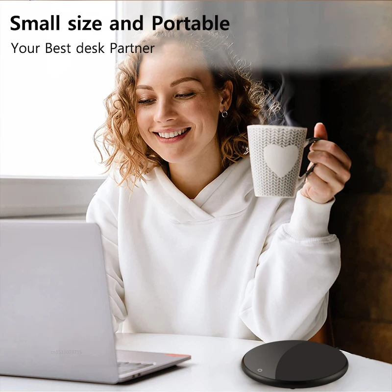 Mug Warmer USB Cup Heater Coffee Mug Heating Coaster Thermostatic Cup Warmer for Coffee Milk Tea Water Heating Pad Heater