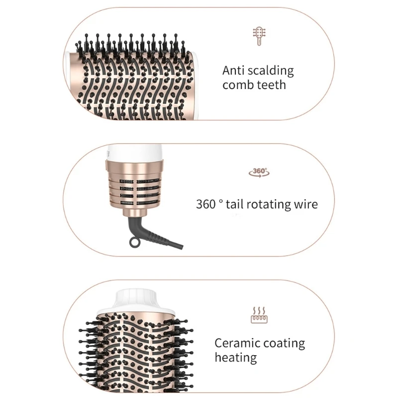 Hot Air Brush Hair Dryer And Volumizers Dryer Blow Brush for Women
