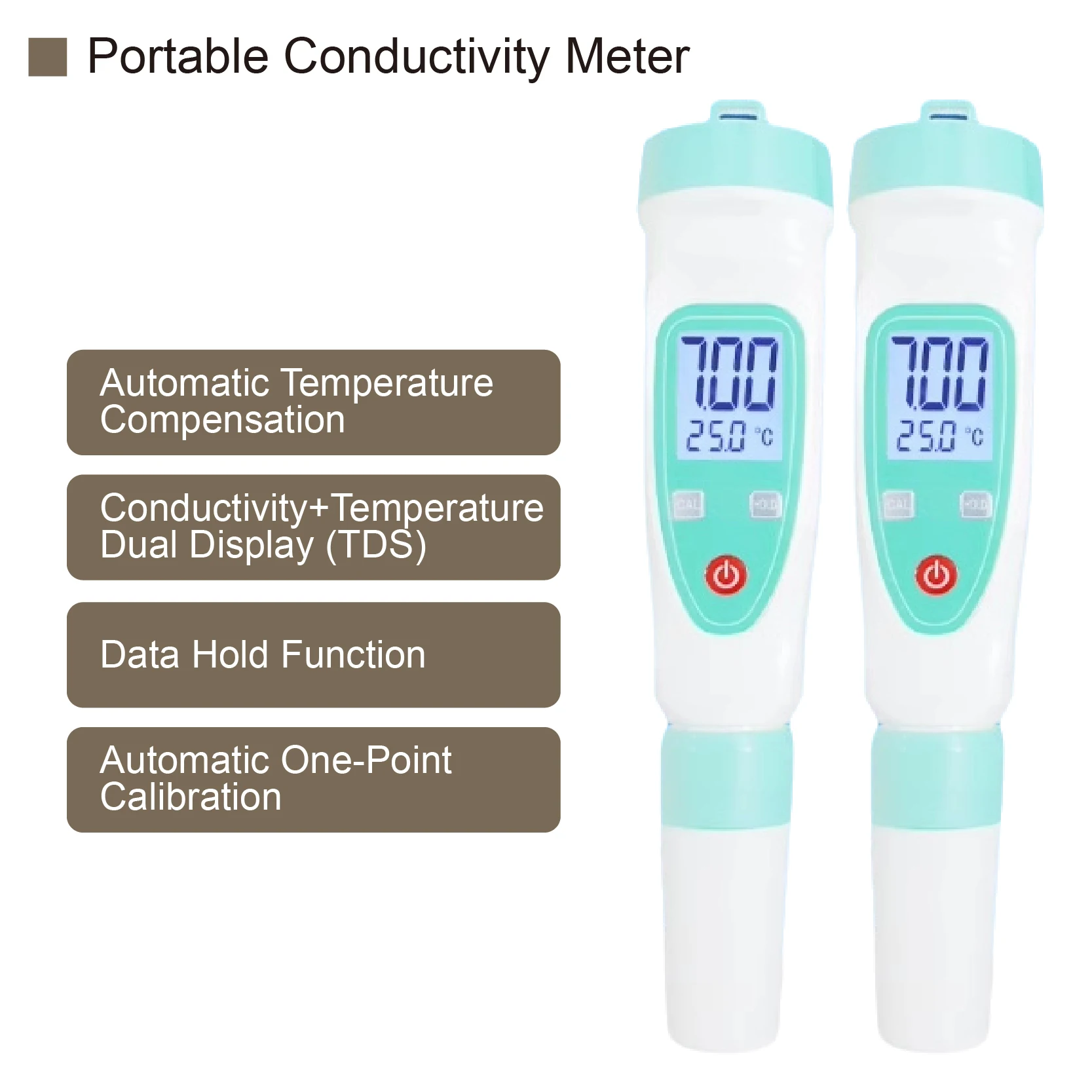 Water quality detector Water tester PH meter TDS Meter Pen-Type Digital Water Quality Tester Conductivity and Salinity Meter pH Tester for Drinking Water and Aquariums