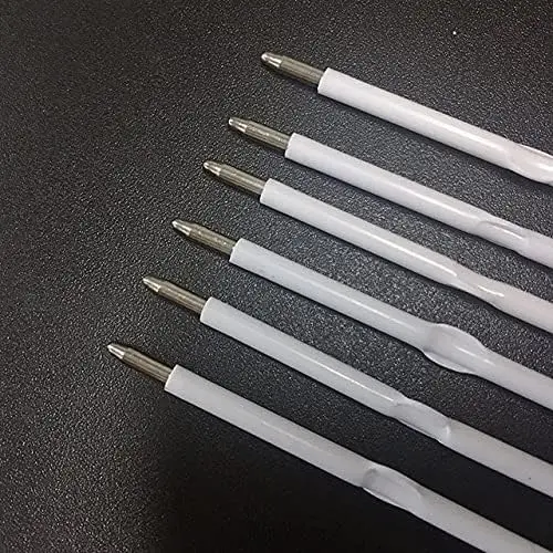 20개 1mm 검정색 교체 가능 볼펜 리필 학교 사무용품(4.2인치)
