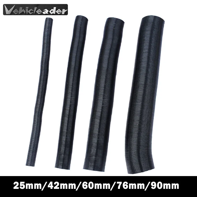 25mm 42mm 60mm 75mm Diameter 100-500cm Length Air Diesel Parking Heater Duct Pipe Tube Hose For Webasto Eberspacher Car Camper