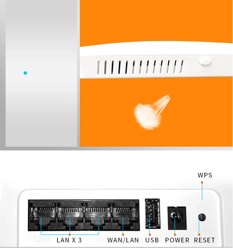 Roteador 4g Lte Cat6 Fdd Dl300 Banda 50mbps 20 38 40 41 700 900 1800 2100 2600mhz 100 Usuário ac 1200mbps-mbps Mbps - Imagem 3