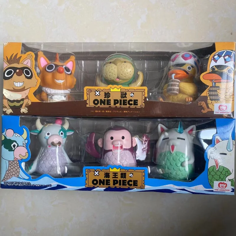One Piece Figures Kung Fu Manatee Karoo Kawaii Cartoon Doll Model Toys