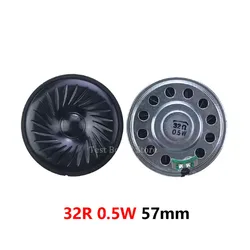Compact High - Performance Mini Loudspeaker, 0.5W - 2W, 8 - 32 Ohm, Various Diameters (32R 0.5W 57mm)