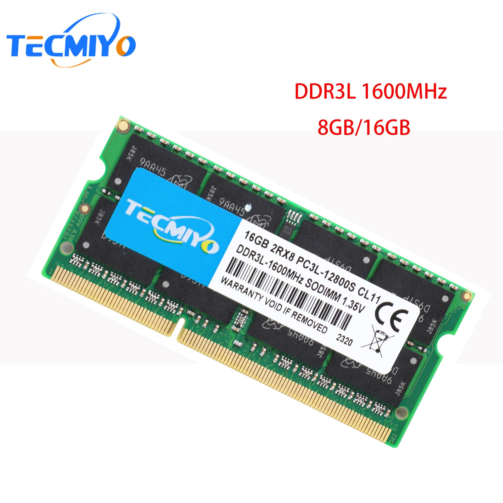 Memoria DDR3L 16GB 8GB 1600MHz Laptop RAM PC3L 12800S SODIMM