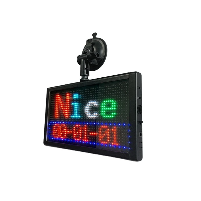 Car Window LED Sign WIFI Programmable Messages Car Display, 43 OFF