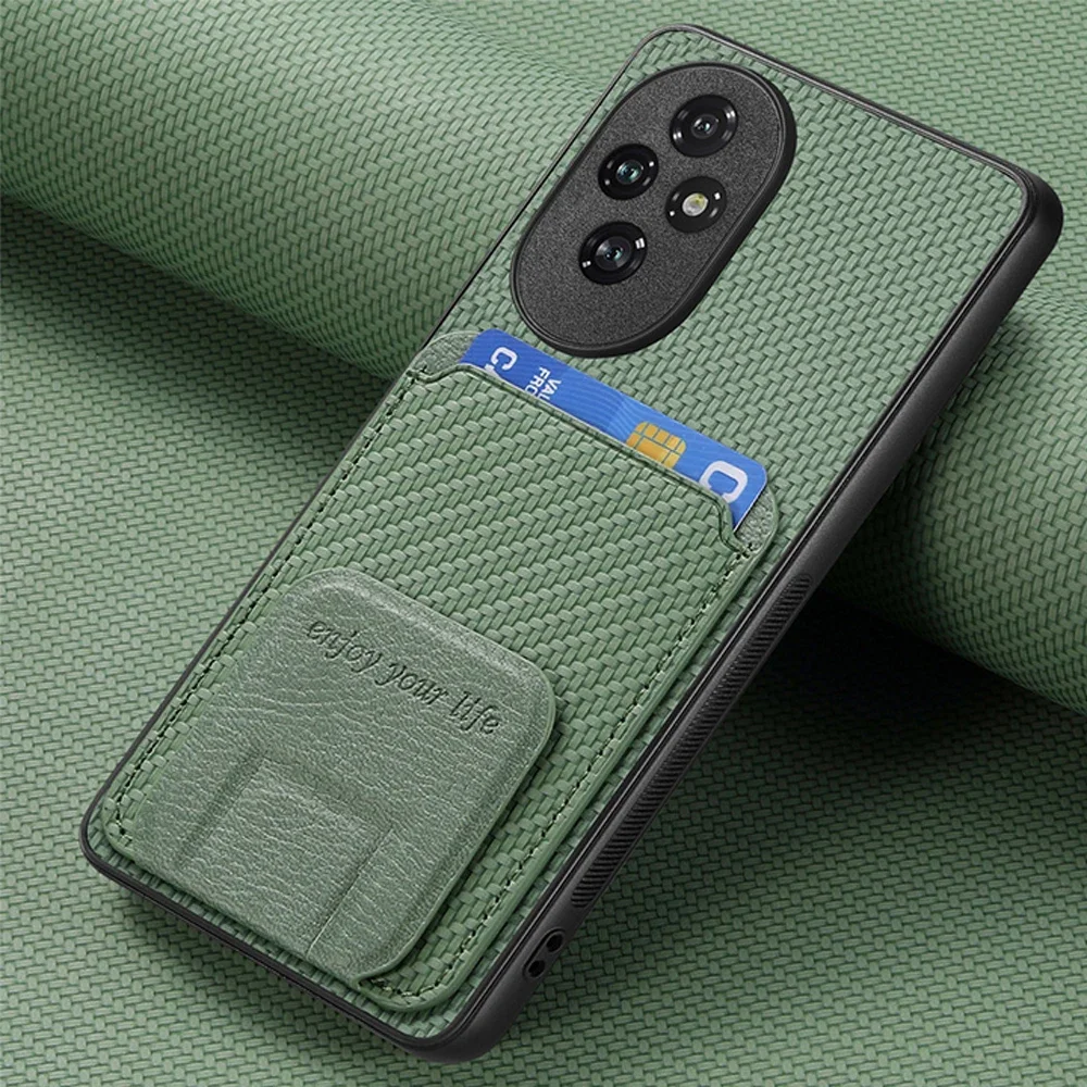 Luxury Leather Card Holder Stand Case