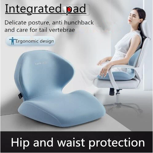 Seat Cushion, Office Chair Cushions Butt Pillow for Long Sitting, Memory  Foam Chair Pad for Back, Coccyx, Tailbone Pain Relief - AliExpress
