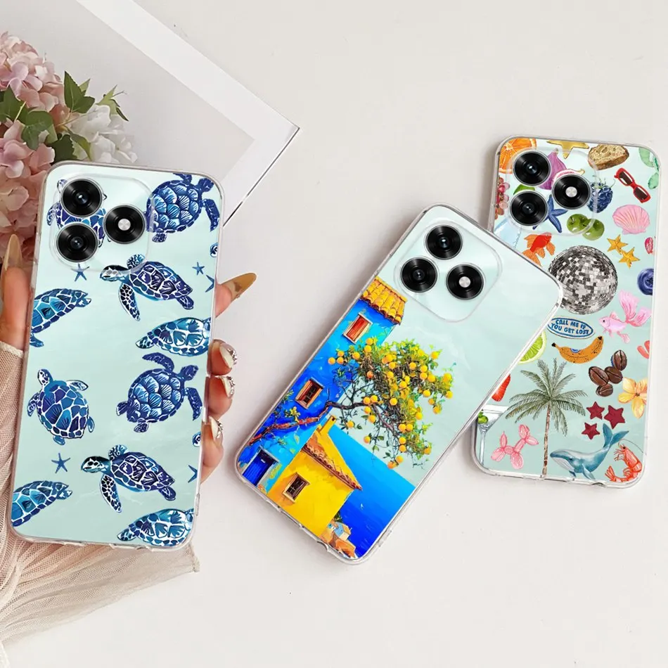 Enhanced Product Title: Sleek Transparent TPU Soft Silicone Phone Case