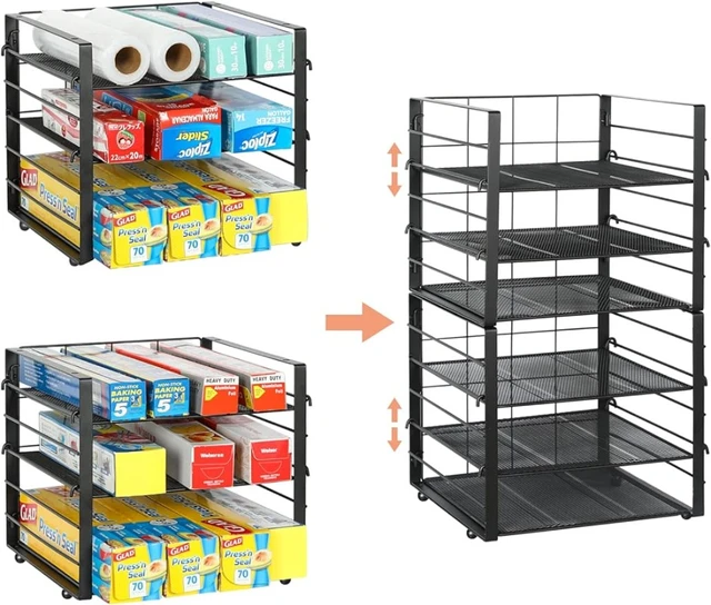 3 Tier Can Dispenser - Stackable Can Organizer Rack for Kitchen