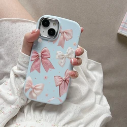 Trendy Pink Love Bow Phone Case Cover - Samsung A54 5G (S25803)