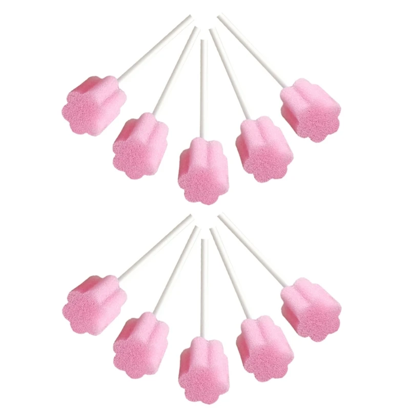 

10 шт./компл. одноразовые губчатые тампоны для ухода за полостью рта, стерильные зубные тампоны без ароматизаторов для чистки в