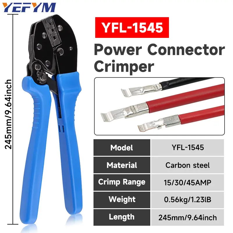 Powerpole Terminals Crimper Wire Crimper and Powerpole YFL-1545 Crimping Tools for Anderson AMP 15 30 45 Connectors image 2