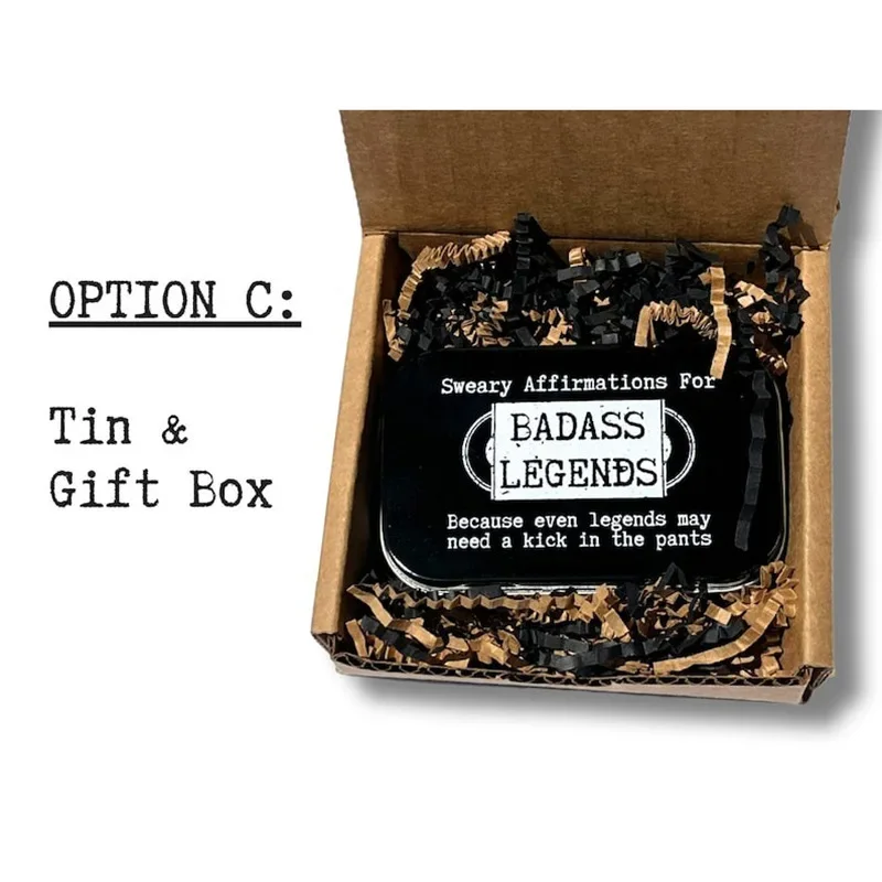 Mini Sweary Affirmation Cards for Badass