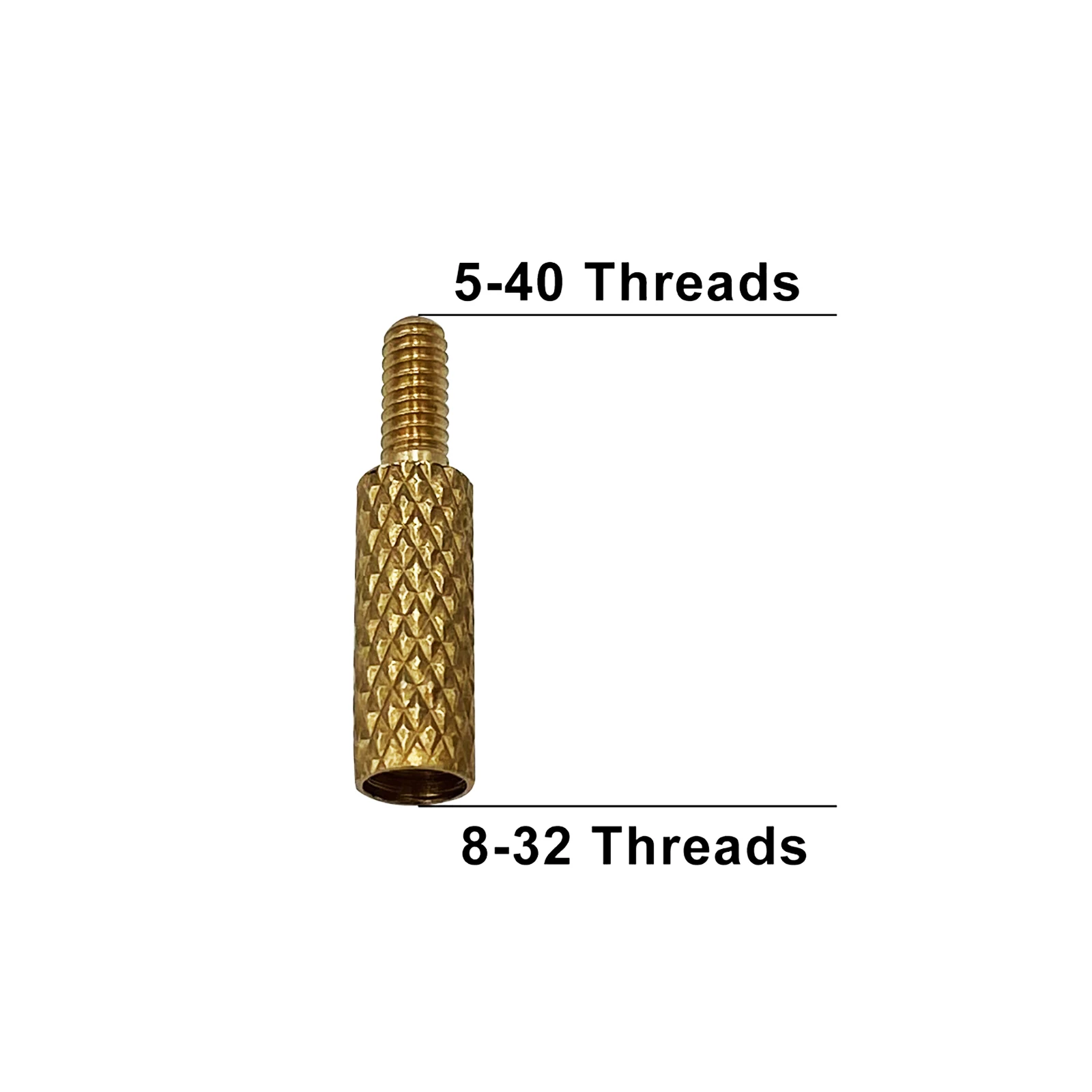 Gun Cleaning Rod Fitting Adapters gun accessories Solid Brass Adaptor Male Thread 5-40 Female 8-32 5/16-27