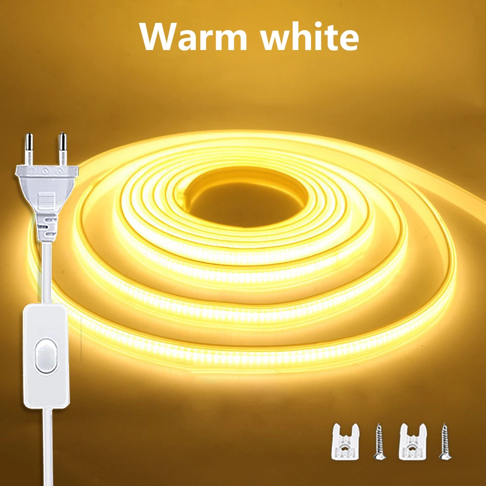 Waterproof Outdoor LED Strip with ON-OFF Switch for Versatile Lighting Solutions