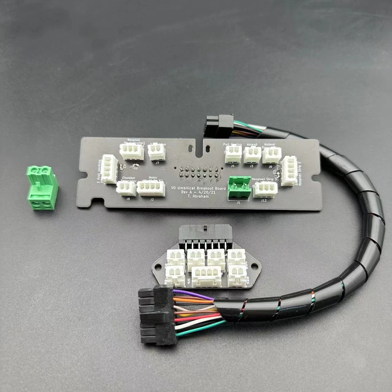 Voron0.1/0.2 Hot End Adapter Board Kit V0 Umbilical Breakout Board For