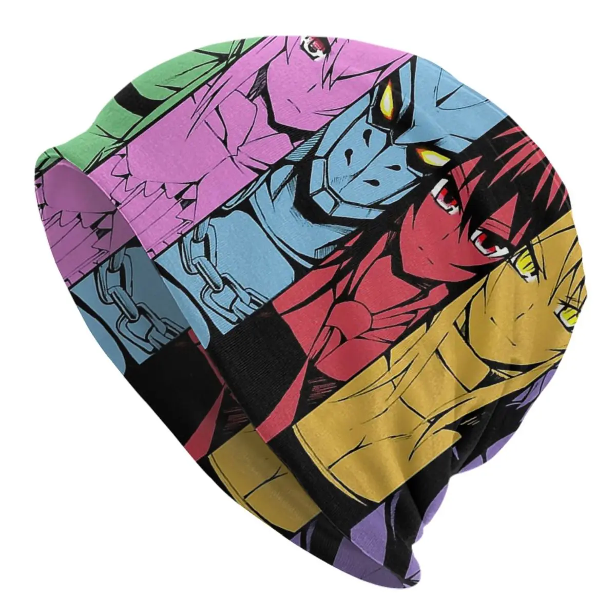 Akame Ga Kill Japanese Adventure Anime Autumn Spring Hats Team Thin Hat Bonnet Special Skullies Beanies Caps Women'S Earmuffs