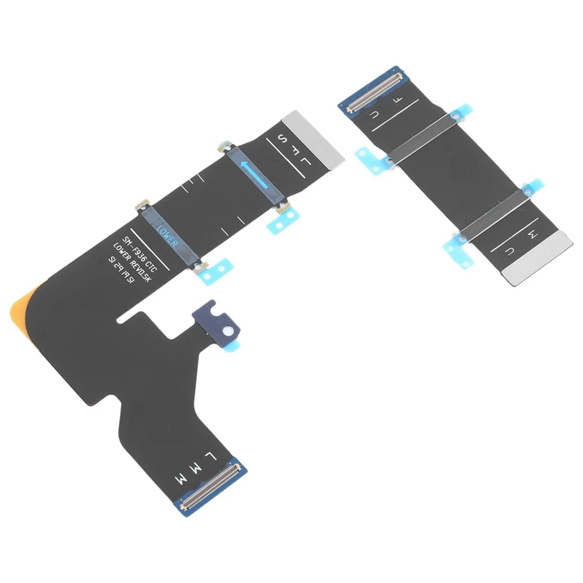 1 paio di cavi flessibili ad asse rotante per Galaxy Z Fold4 SM-F936B parti di ricambio per riparazione cavi flessibili per display mobile-Electro - Image 4
