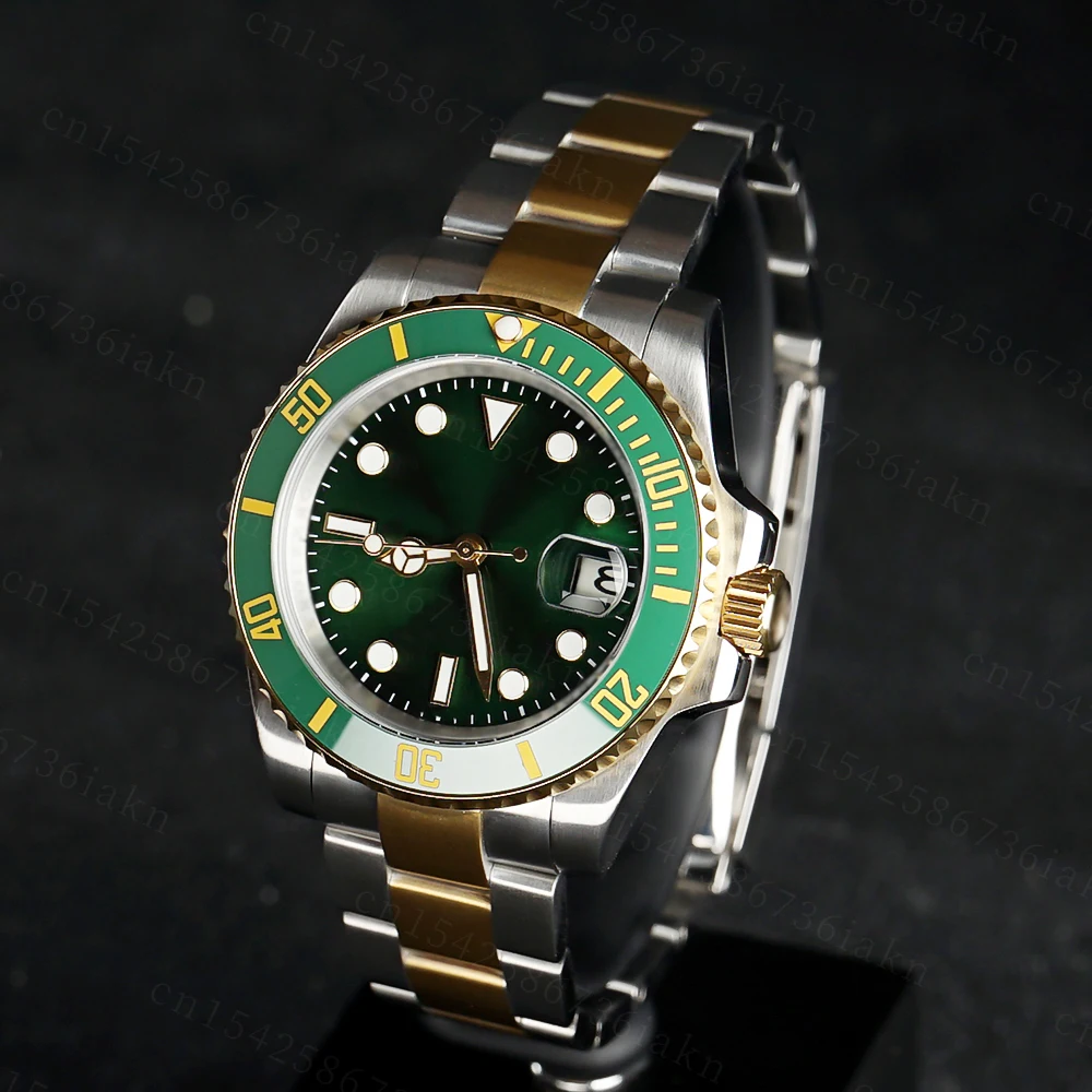 2022 Fashion New 40mm Men's Leisure Sports Sapphire Mirror Stainless Steel Material Waterproof Automatic Mechanical Watch