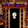 Halloween Skull Solar Lights Solar Skeleton Lights Pathway Lights Skull Lamp Skeleton Pathway Lights Waterproof Ghost Lights 6