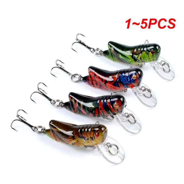 1~5PCS Insect Bionic Fishing Lure 1