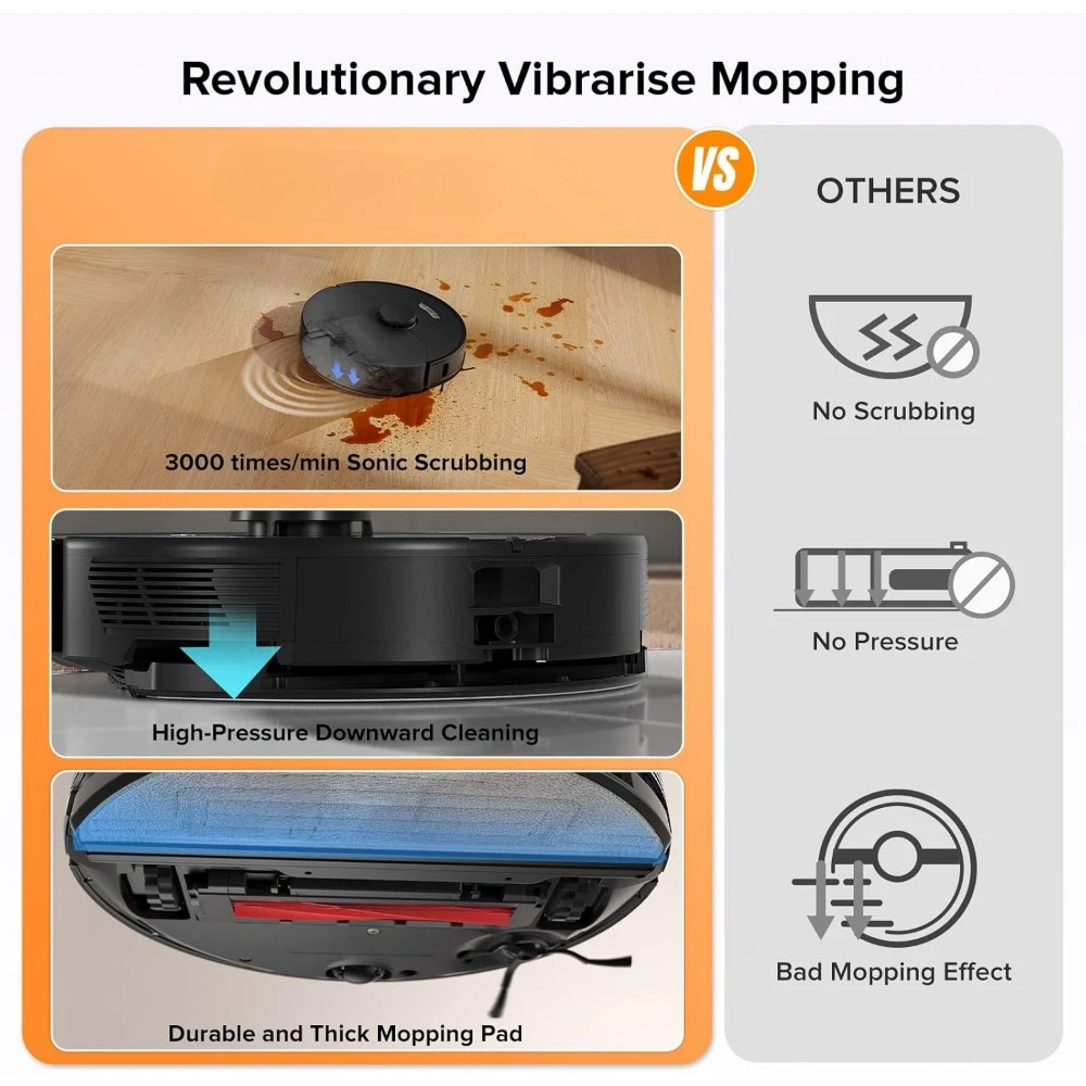 Commercial Washing Robots, Robot Vacuum And Mop Combo, Auto Mop Dry Wash, Reactive Tech Obstacle Avoidance, Washing Robots