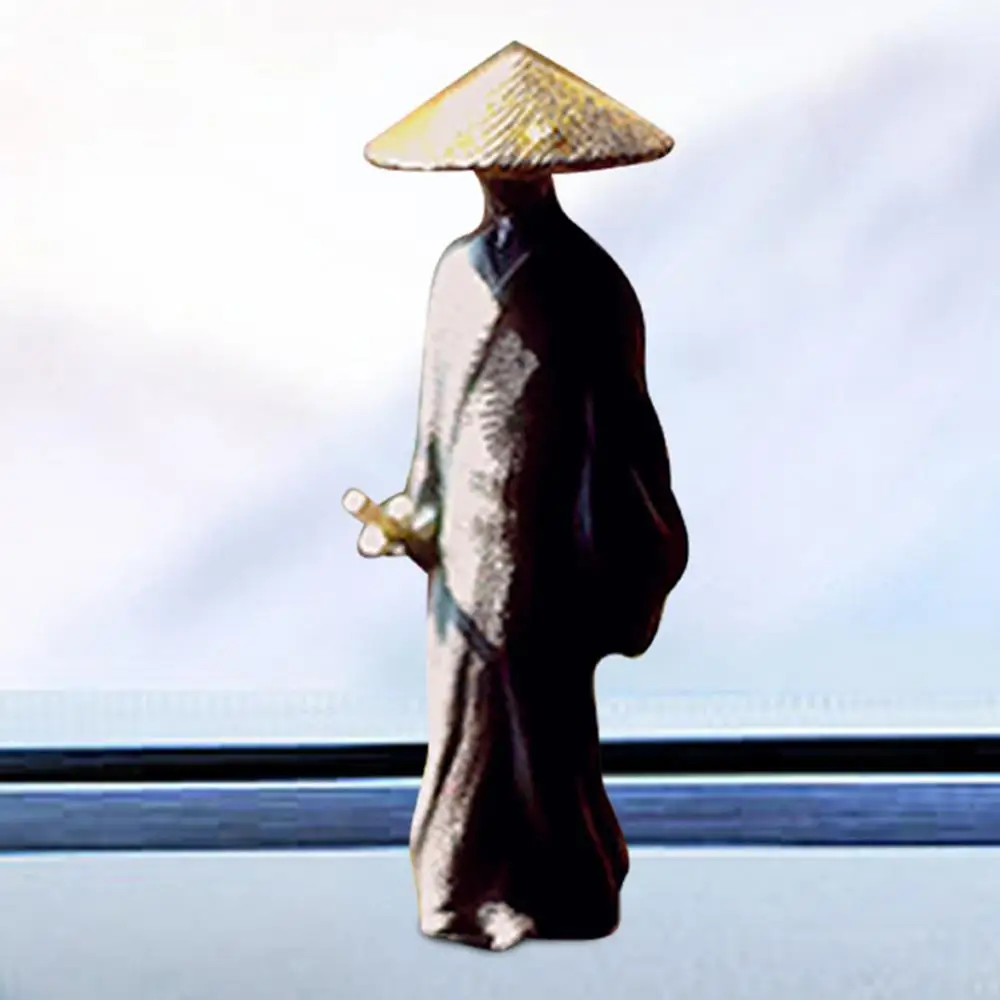 Chinese Knight-Errant Ornaments Knight-Errant Statue Ornament Chinese Ancient Style Resin Miniature Ornaments For Aquarium SUVs