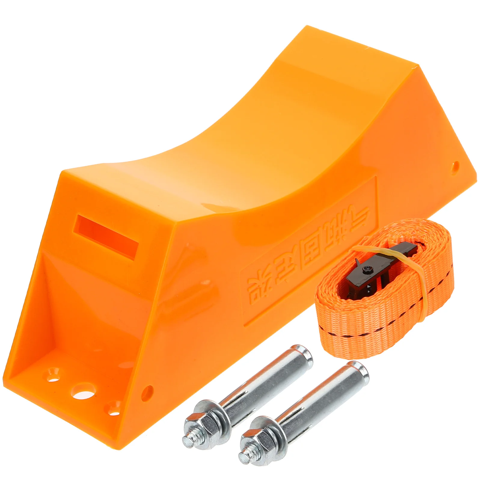 

Propane Tank Holder Gas Cylinder Bracket 40L Tank Mount With Safety Strap