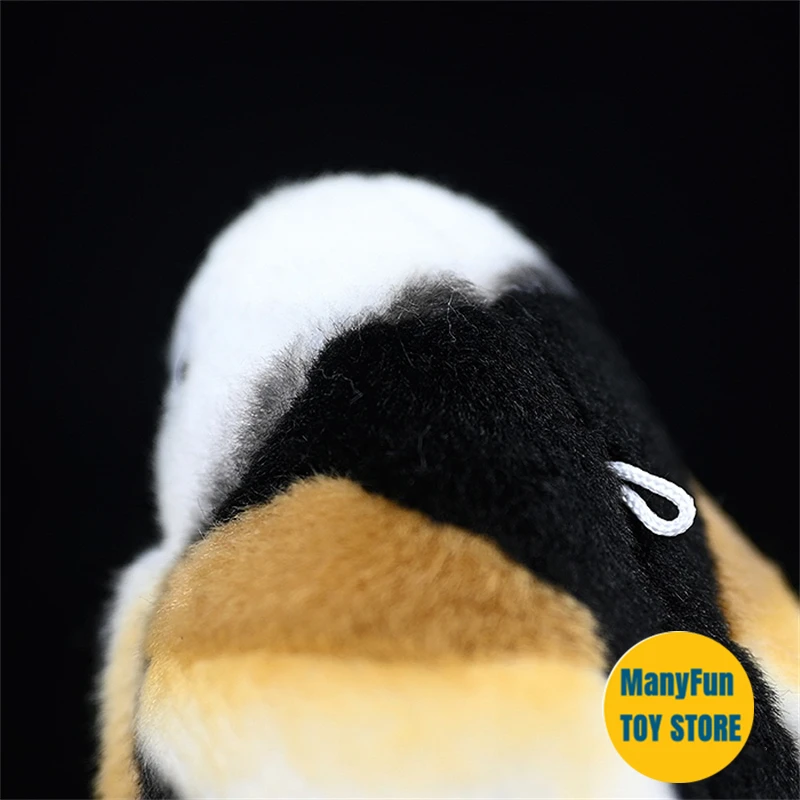 Realistic Long Tailed Tit Plush Toy Birds High Fidelity Plushie Tit Plush Toys Lifelike Animals Simulation Stuffed Toy For Kids 5