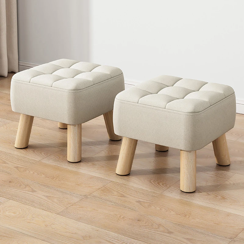 

Lazy Ergonomic Vintage Foot Stool Hallway Adults Minimalist Unique Foot Stool Floor Apartment Taburete Madera Outdoor Furnitures