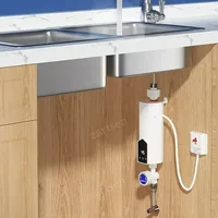 Chauffe-eau instantané 220V 3000W-5500W, chauffage électrique Portable pour salle de bains, douche d'eau chaude et chauffage de cuisine domestique 1