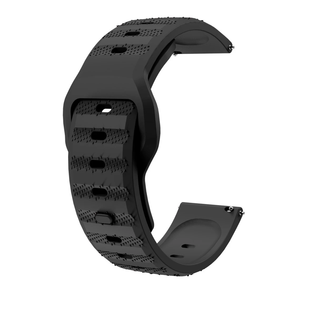 Versatile 22mm Soft Silicone Sports Strap