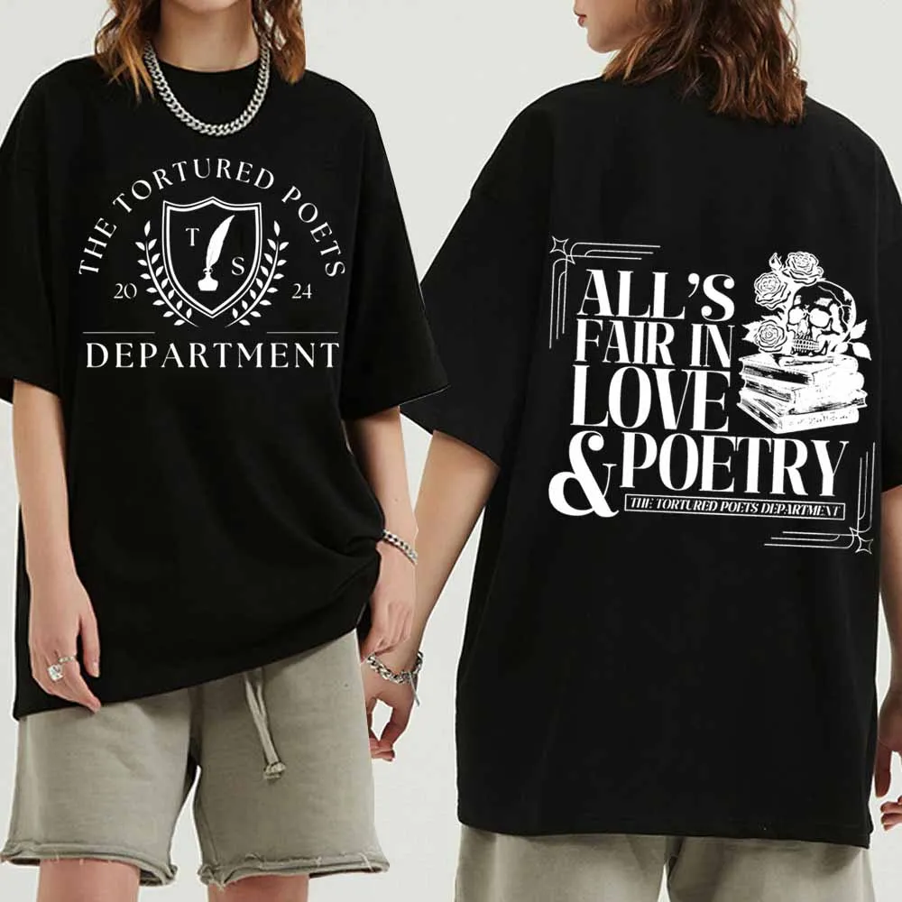 

The Tortured Poets Department 2024 New Album T-Shirts O-Neck Short Sleeve Shirts