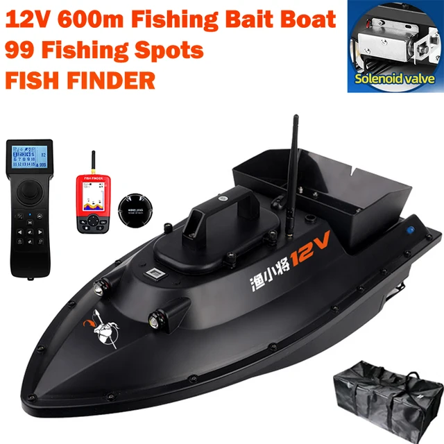12V GPS RC Bait Boat 100 Positioning Fish detector 600m Load 3.5kg Cruise Control Automatic Return Fishing Hook Trawl Tool