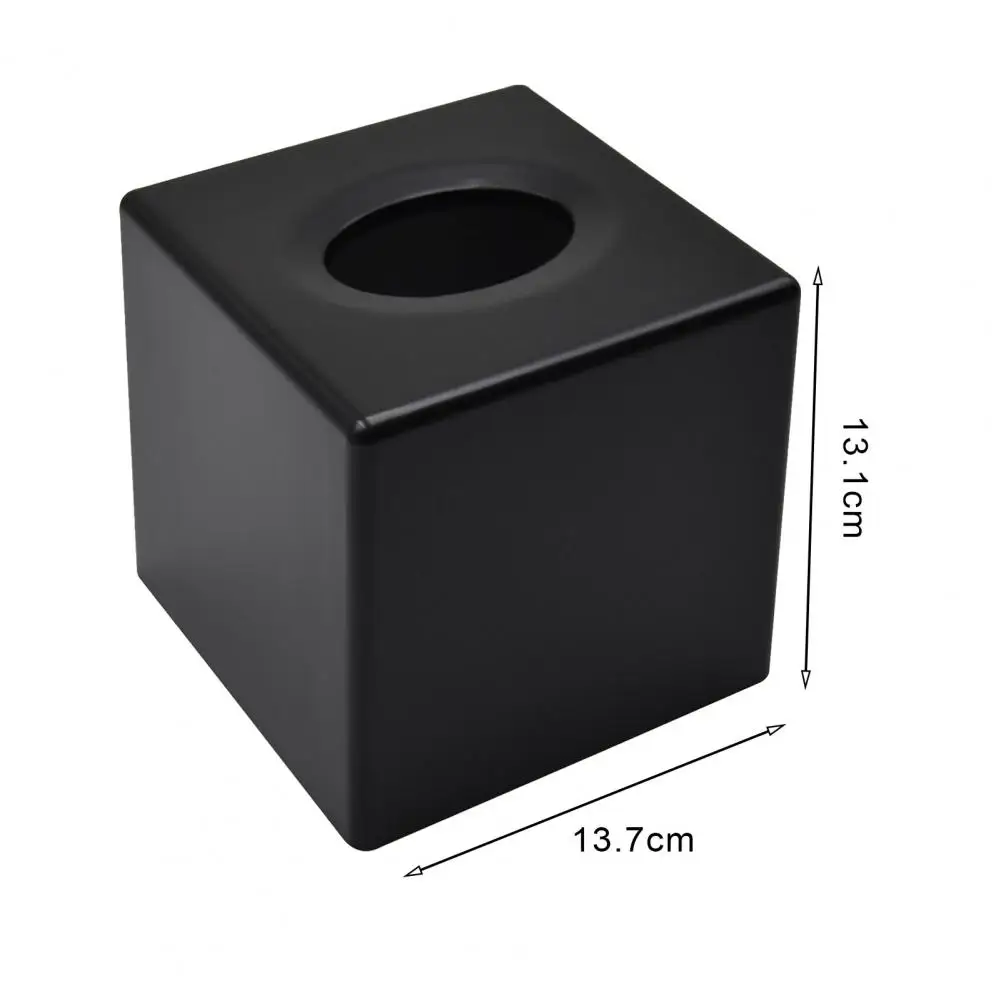 Tissue Box Cover Square Tissue Box Holder Large Oval Decorative Storage Cube Countertop Bedroom Dresser Office Paper Dispenser 6