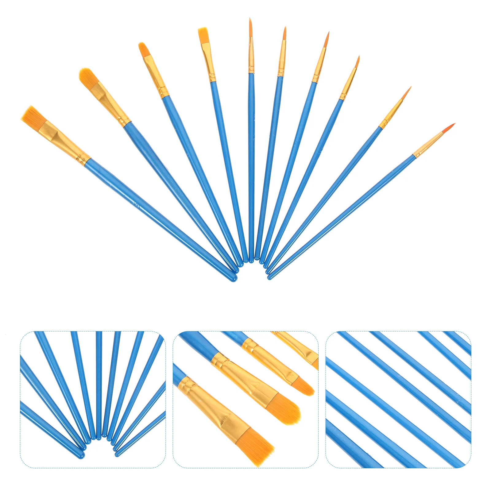 

20 шт., разноцветные кисти для рисования
