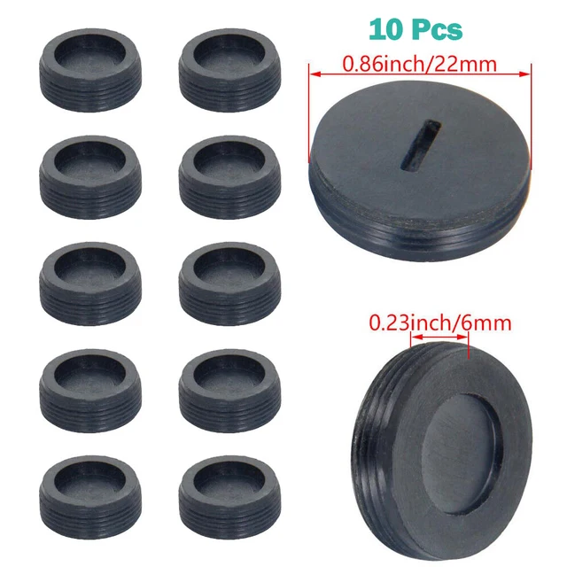 10pcs Carbon Brush Cap Plastic Holder Cover For Motor