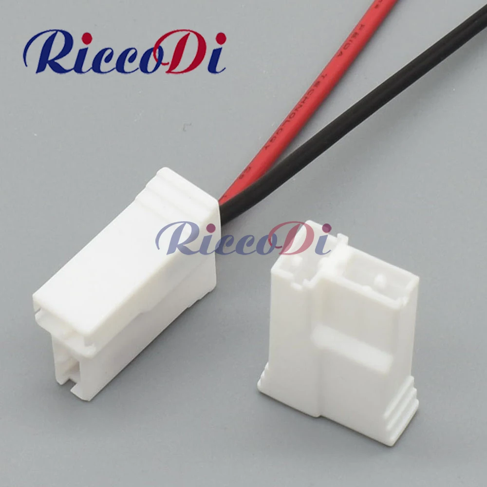 1 Set 2Pin Auto Electric Scooter Female Plug Cable Wiring Connector ...