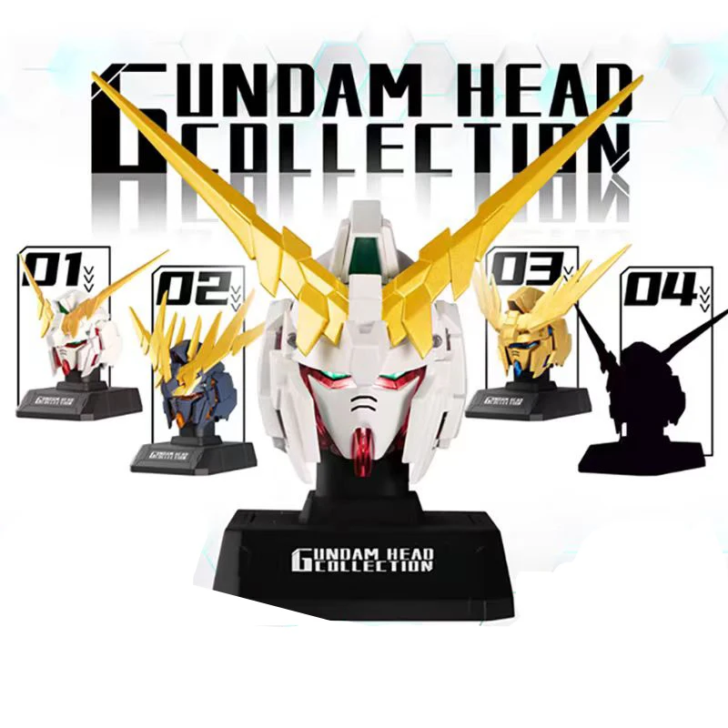［未開封］GUNDAM HEAD COLLECTION vol.1 BOX BANDAI Genuine Blind Box Gundam Head Sculpt 01 Series Desktop
